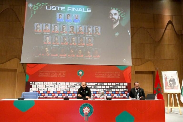 الركراكي يكشف لائحة 26 لاعبا لمواجهة البحرين والكونغو الديمقراطية الركراكي