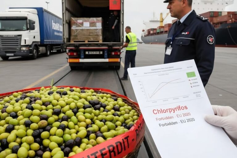 فرنسا تمنع دخول شحنة زيتون مغربية بسبب مبيد خطير يهدد الصحة العامة زيتون