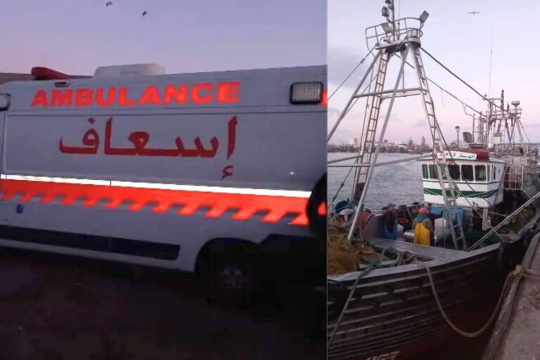 أمواج طانطان العاتية تودي بحياة بحار وتكتب النجاة لتسعة آخرين طانطان